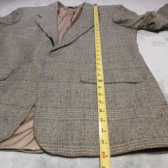 Bill Blass Mens Silk Blazer (Fits 44R) Classic USA Made Vintage 80s Sport Coat - Picture 8 of 11